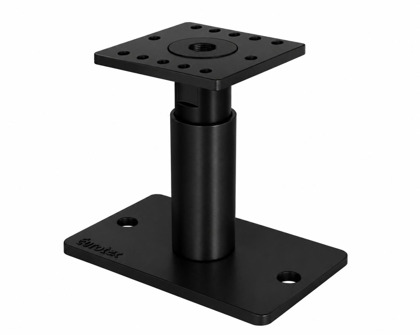 Suport reglabil negru pentru stâlp Eurotec PediX Black