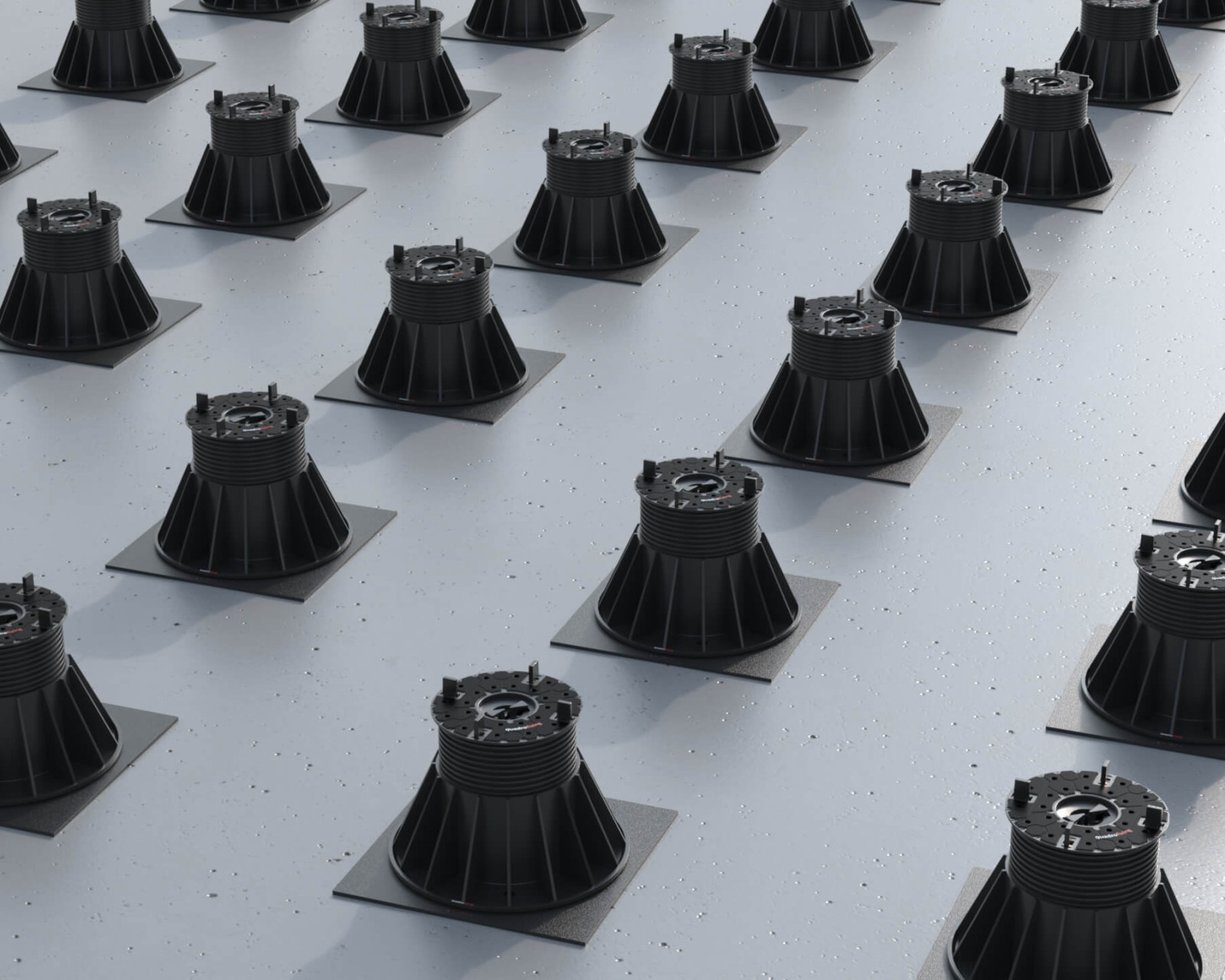 Tampon de amortizare pentru obiective de rectificare 230x230 mm Hercules