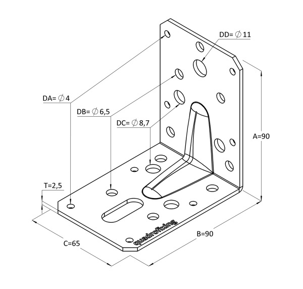 Unghi din lemn negru cu mucegai 4