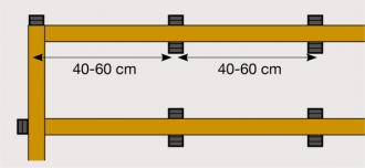 Gumená tlmiaca podložka 4x80x40 mm (100 ks) 2