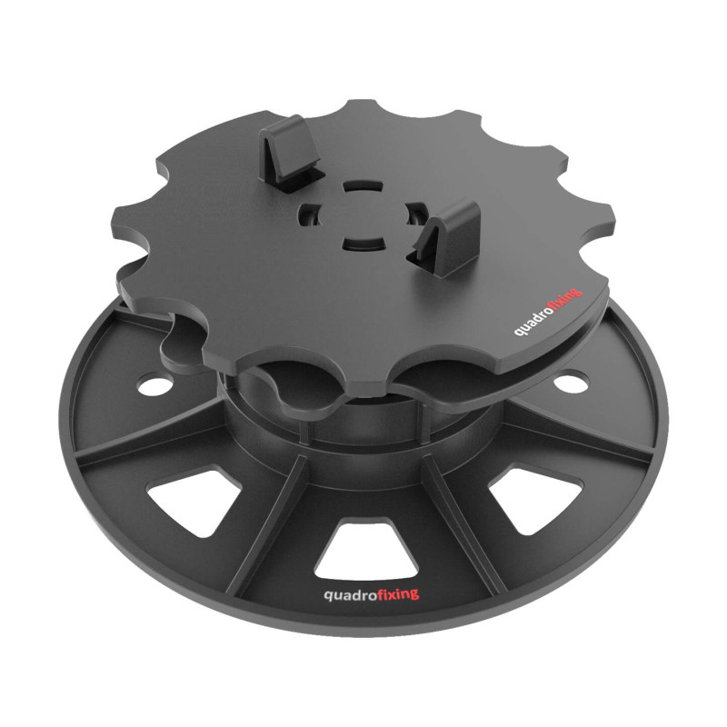 Țintă de rectificare autonivelantă EUROTEC BASE SL 32-47 mm pentru profil de aluminiu QFX-ALU