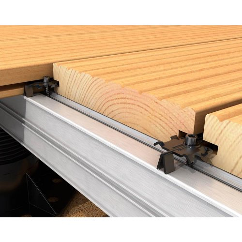 Clip de terasă din oțel inoxidabil - EUROTEC M-Clip (200 buc + șuruburi) 3