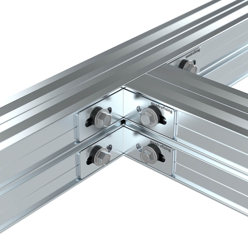 Profil din aluminiu pentru terase 50×40×4000 mm | QFX-ALU 50 2