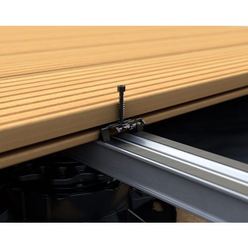 Clip de terasă din oțel inoxidabil - EUROTEC M-Clip (200 buc + șuruburi) 4