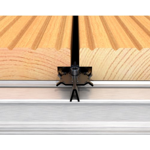 Clip de terasă din oțel inoxidabil - EUROTEC M-Clip (200 buc + șuruburi) 2