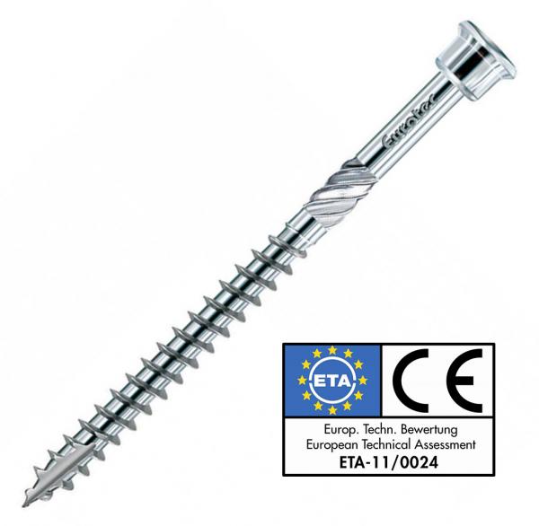 Șurub de terasă Terrassotec 4,5 mm, oțel inoxidabil C1, (200 buc) Eurotec 1