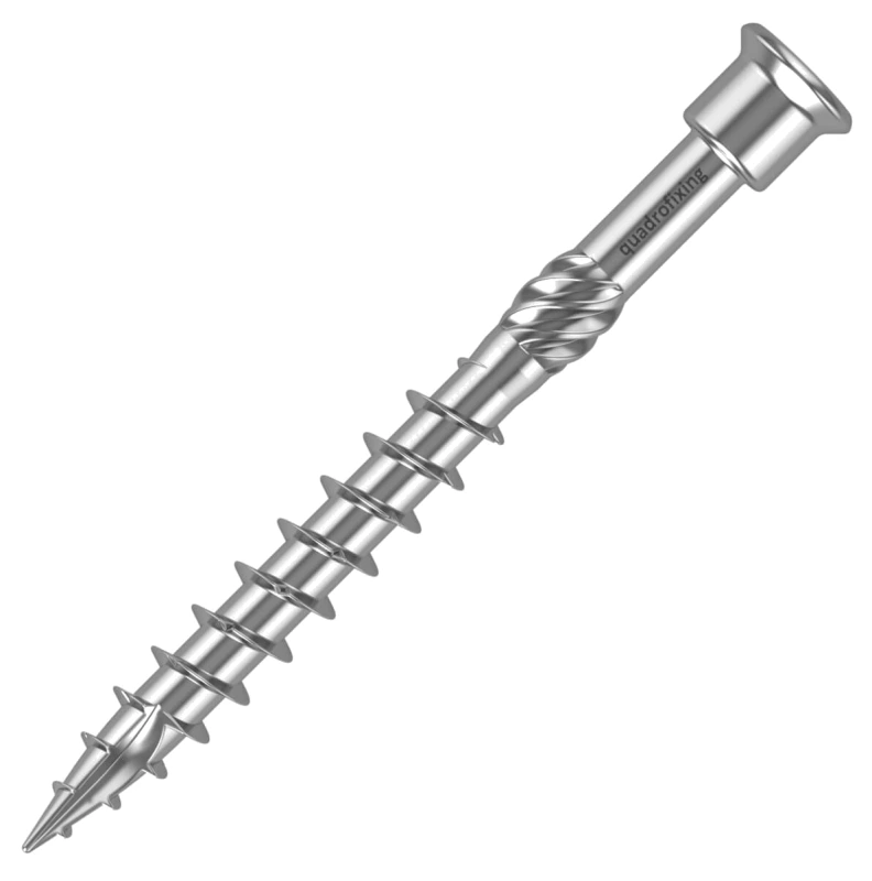 Șuruburi din oțel inoxidabil 4×40 mm – pentru listă distanțieră de terasă Eurotec (200 buc