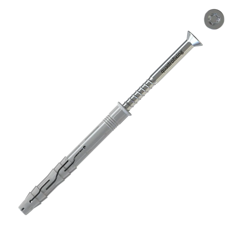 Șurub pentru cadru 8,0 mm, cap înfundat, Torx (50/100 buc) 1