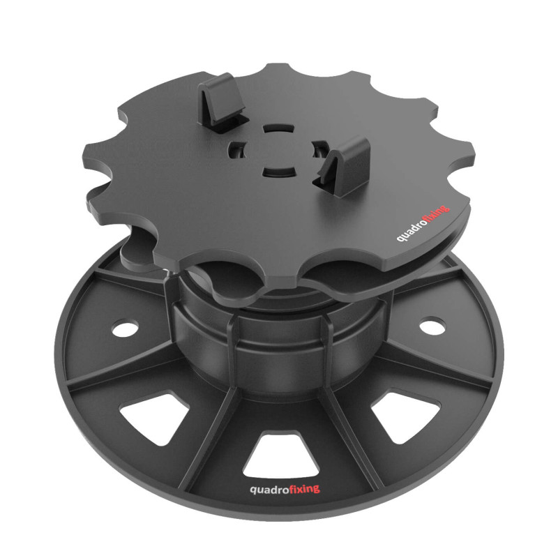 Țintă de rectificare autonivelantă EUROTEC BASE SL 42-67 mm pentru profil de aluminiu QFX-ALU