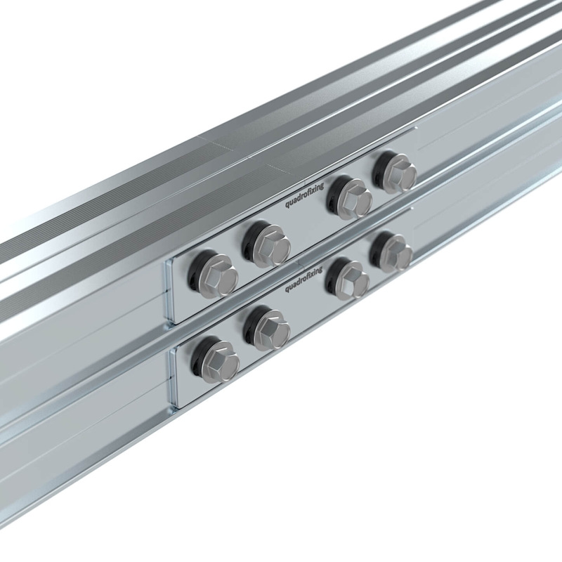 Cupla pentru profil de aluminiu QFX-ALU 19,5x100 mm 2