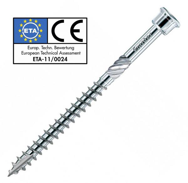 Șurub de terasă Terrassotec 5,0 mm, oțel inoxidabil C1, (200 buc) Eurotec 1