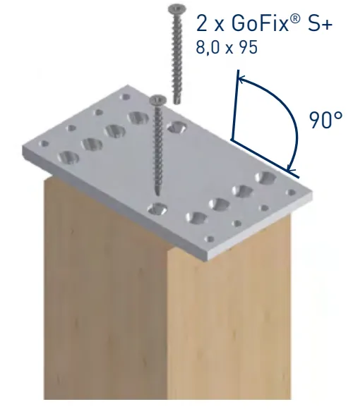 SIHGA Stabilix C - cuplaj din lemn (1 buc.) 1