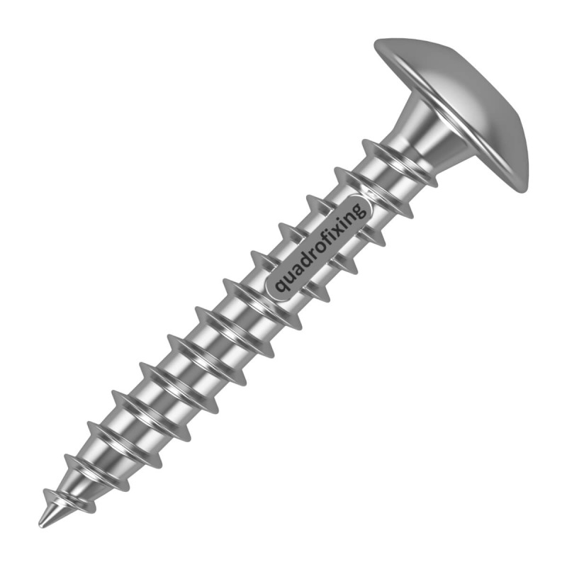 Șurub din oțel inoxidabil 6 mm, cap cu placă (50 buc)