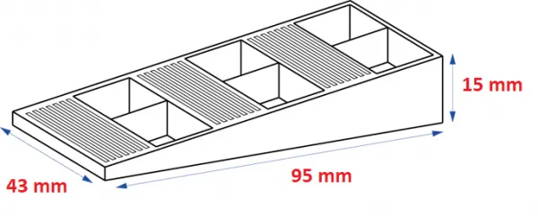 Piesă de nivelare H15 (200 buc) 1